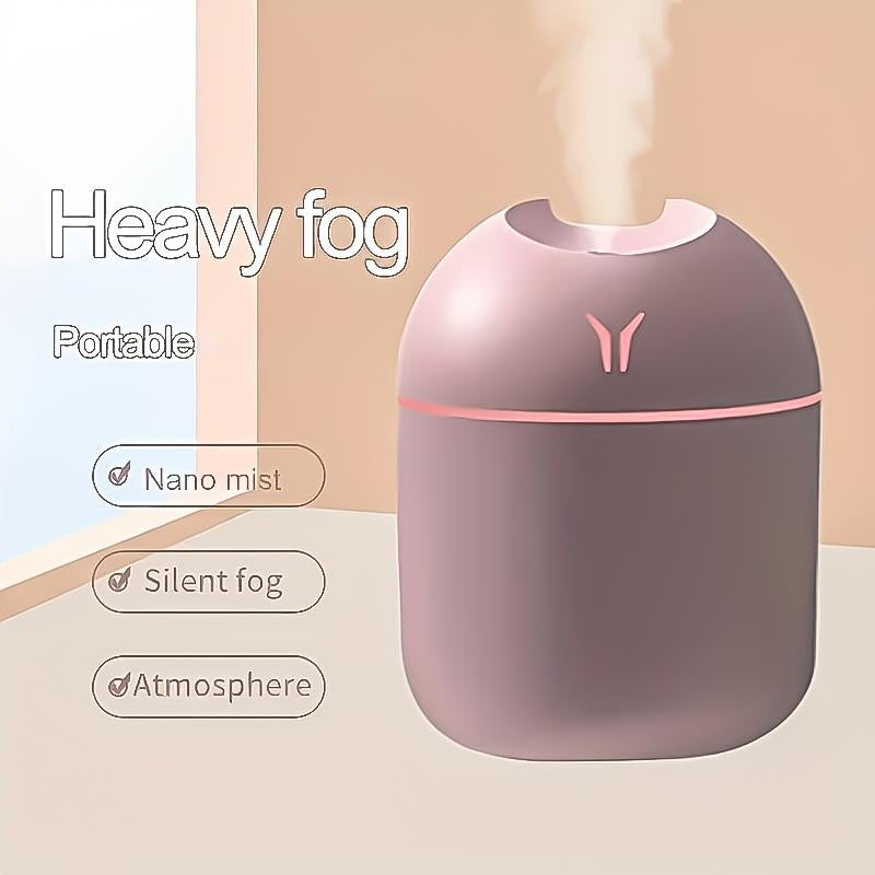 Mini Luminous Cool Mist Humidifier, 2-In-1 Humidifier & Essential Oil Diffuser