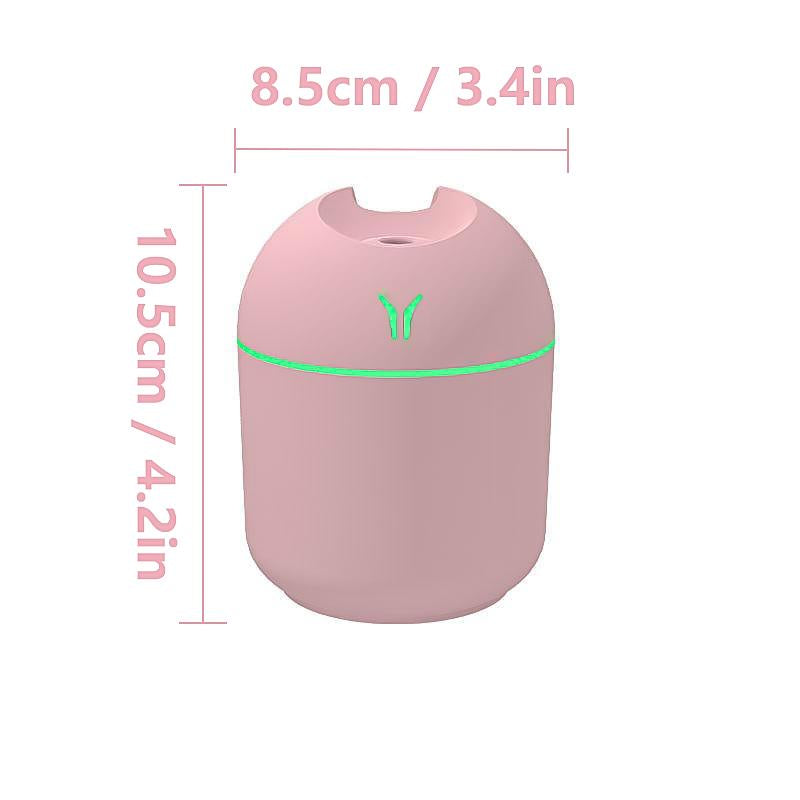 Mini Luminous Cool Mist Humidifier, 2-In-1 Humidifier & Essential Oil Diffuser