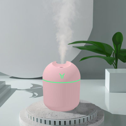 Mini Luminous Cool Mist Humidifier, 2-In-1 Humidifier & Essential Oil Diffuser