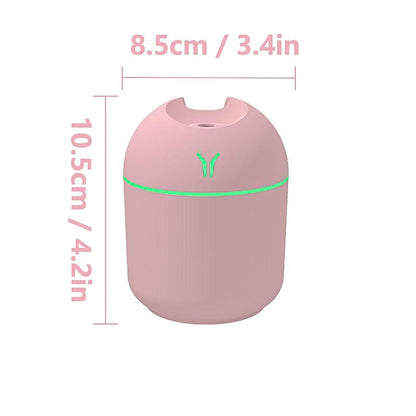 Mini Luminous Cool Mist Humidifier, 2-In-1 Humidifier & Essential Oil Diffuser